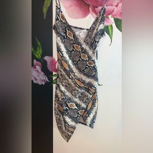REVAMPED🤎 Snake Skin Dress.